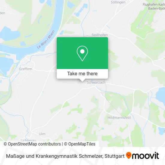 Карта Maßage und Krankengymnastik Schmelzer