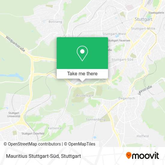 Карта Mauritius Stuttgart-Süd