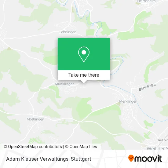 Карта Adam Klauser Verwaltungs