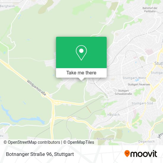 Карта Botnanger Straße 96