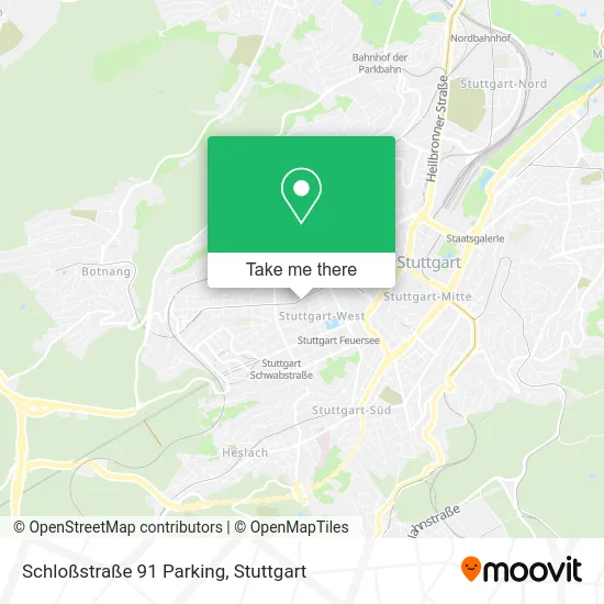 Карта Schloßstraße 91 Parking