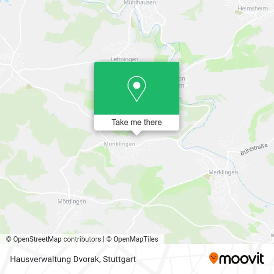 Карта Hausverwaltung Dvorak