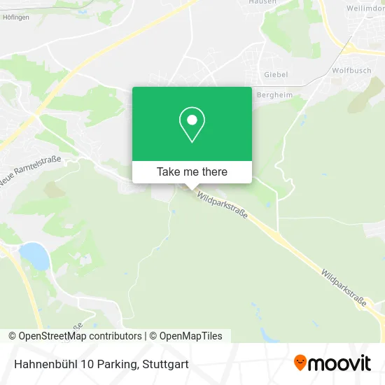 Карта Hahnenbühl 10 Parking