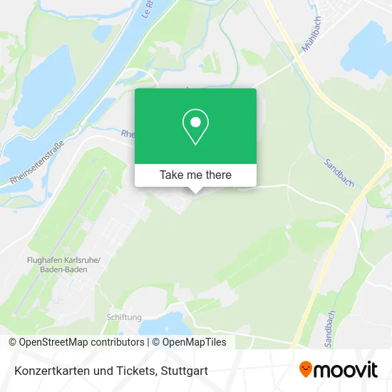 Карта Konzertkarten und Tickets