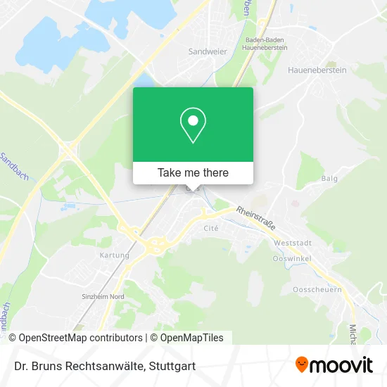 Карта Dr. Bruns Rechtsanwälte