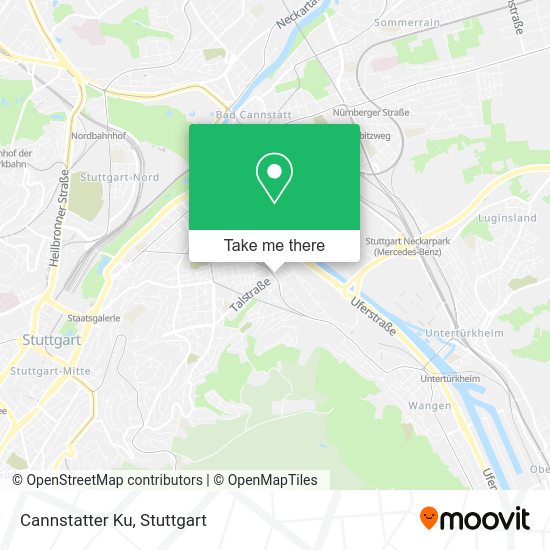 Карта Cannstatter Ku