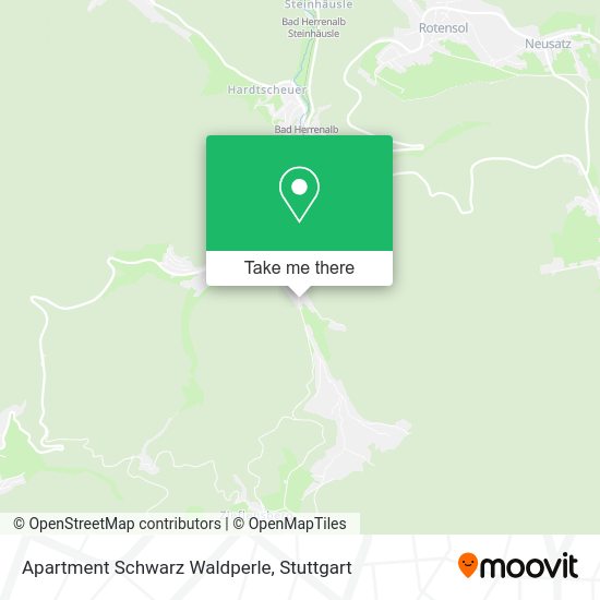 Карта Apartment Schwarz Waldperle