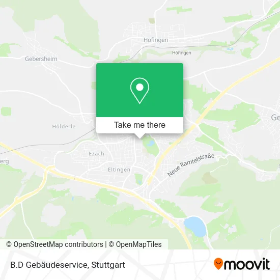 Карта B.D Gebäudeservice