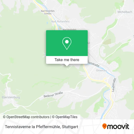 Карта Tennistaverne la Pfeffermühle