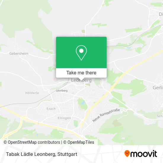 Карта Tabak Lädle Leonberg