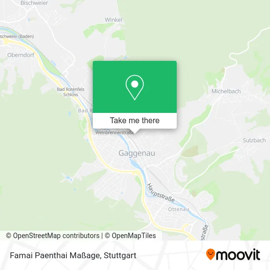 Карта Famai Paenthai Maßage