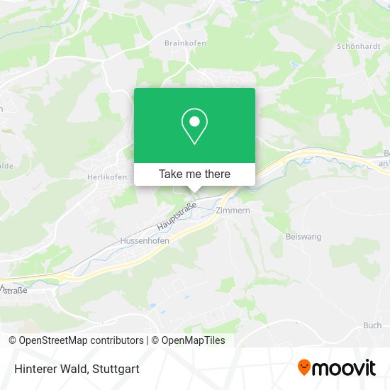 Карта Hinterer Wald