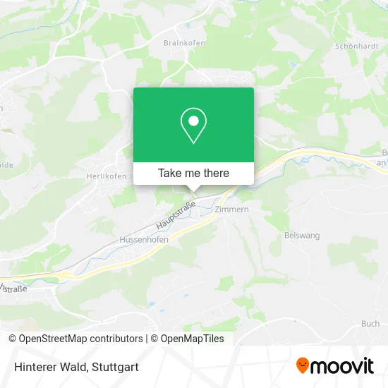Карта Hinterer Wald