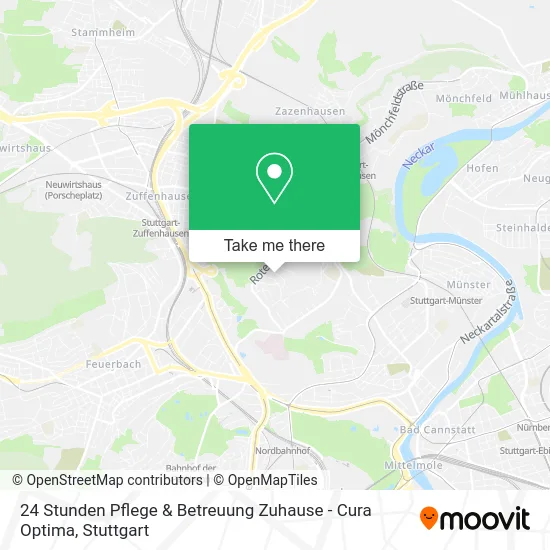 Карта 24 Stunden Pflege & Betreuung Zuhause - Cura Optima