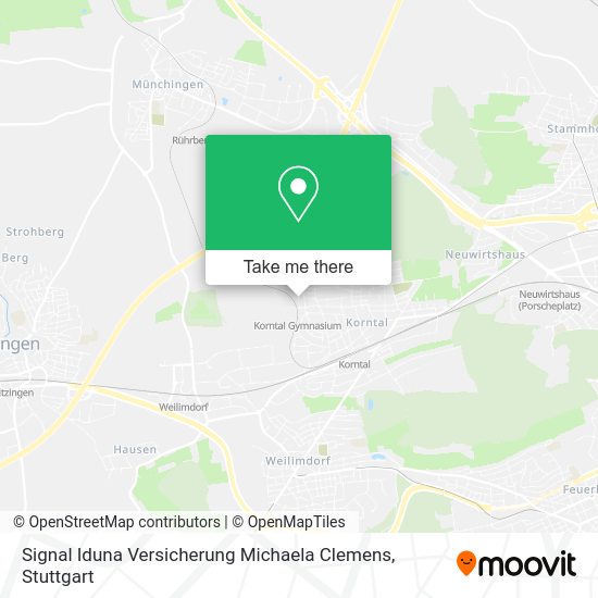 Карта Signal Iduna Versicherung Michaela Clemens
