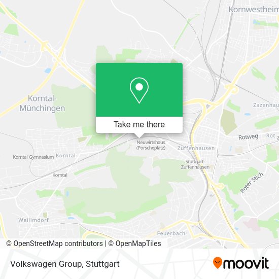 Карта Volkswagen Group