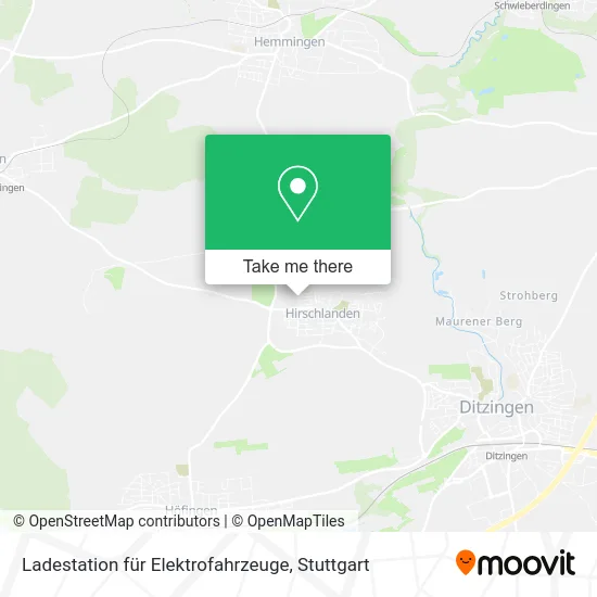 Карта Ladestation für Elektrofahrzeuge