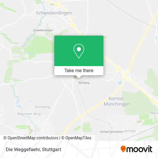 Карта Die Weggefaehr