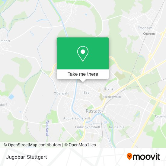 Карта Jugobar