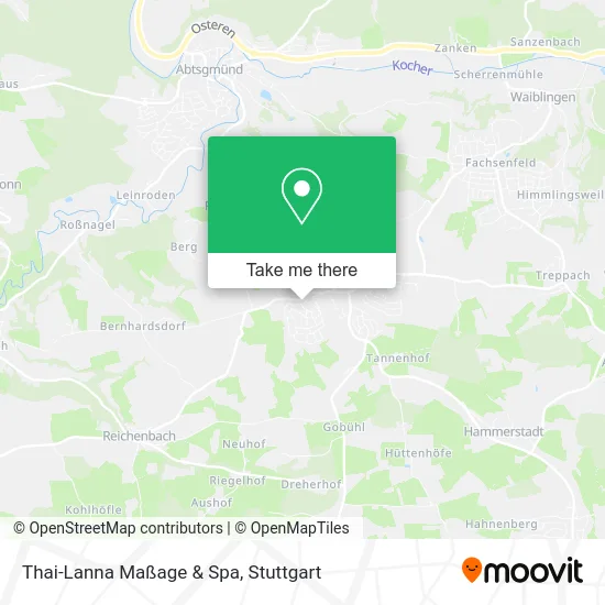 Карта Thai-Lanna Maßage & Spa