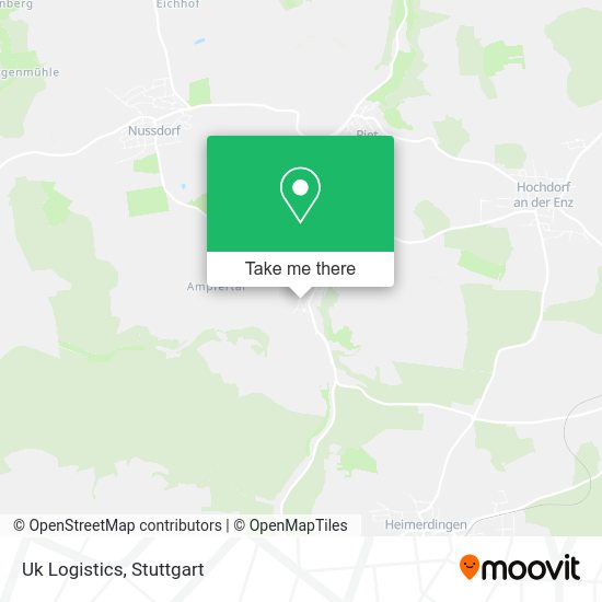 Карта Uk Logistics