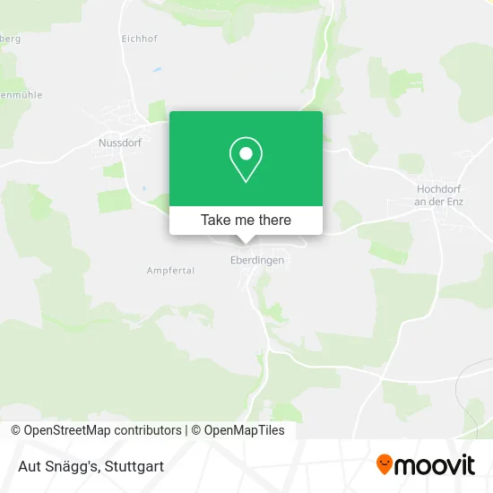 Карта Aut Snägg's