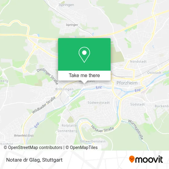 Карта Notare dr Glag