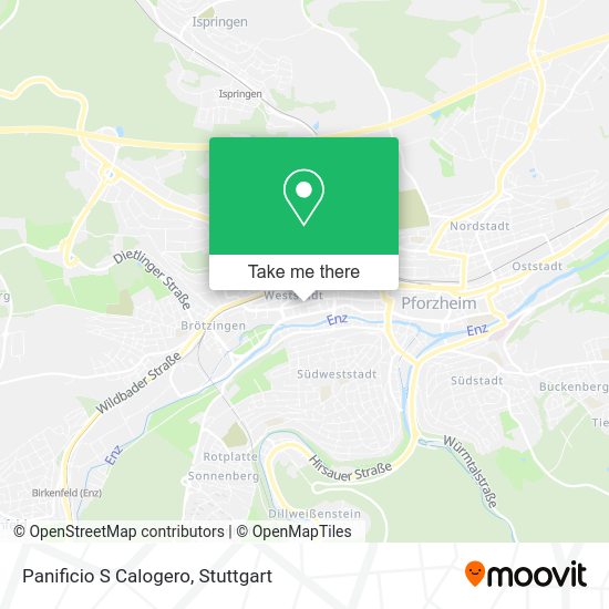 Карта Panificio S Calogero