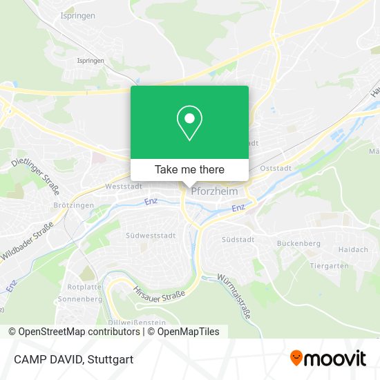 Карта CAMP DAVID