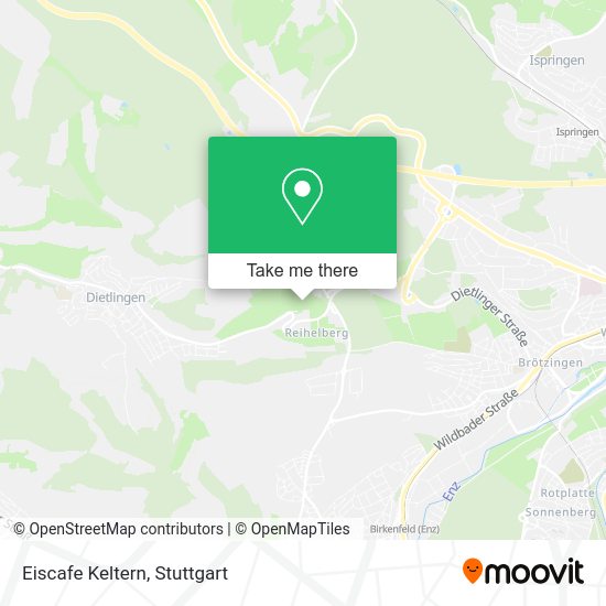 Карта Eiscafe Keltern