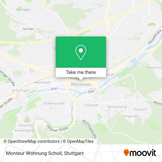 Карта Monteur Wohnung Scholl
