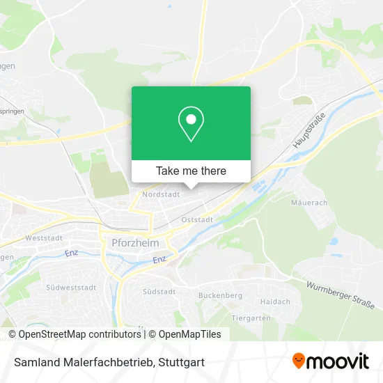 Карта Samland Malerfachbetrieb