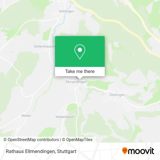 Карта Rathaus Ellmendingen