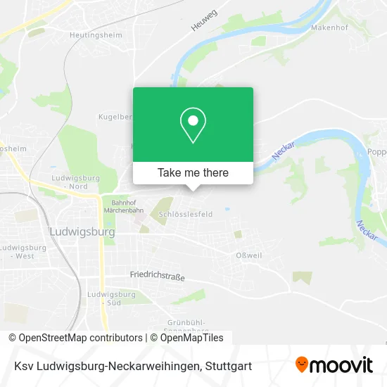Карта Ksv Ludwigsburg-Neckarweihingen