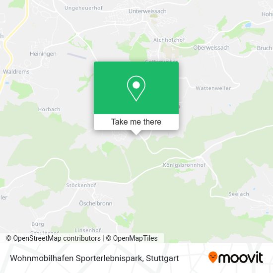 Карта Wohnmobilhafen Sporterlebnispark