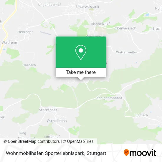 Карта Wohnmobilhafen Sporterlebnispark