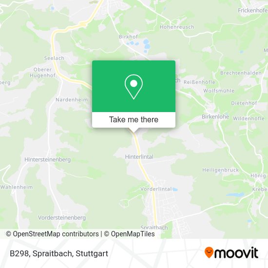 Карта B298, Spraitbach