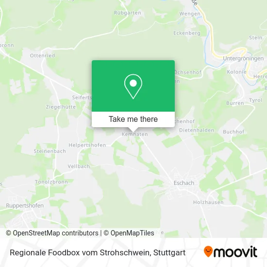 Карта Regionale Foodbox vom Strohschwein