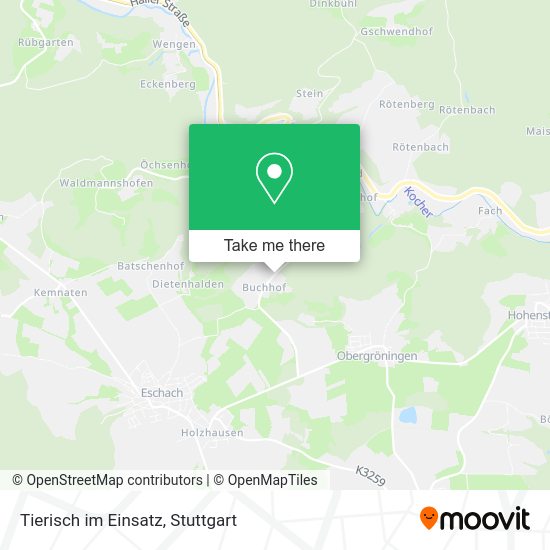 Карта Tierisch im Einsatz
