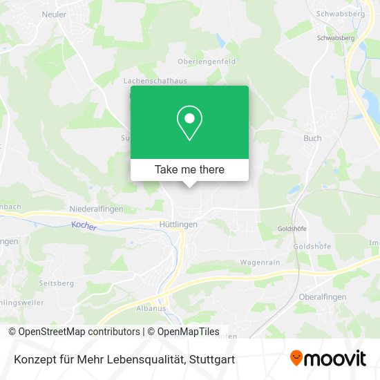 Карта Konzept für Mehr Lebensqualität