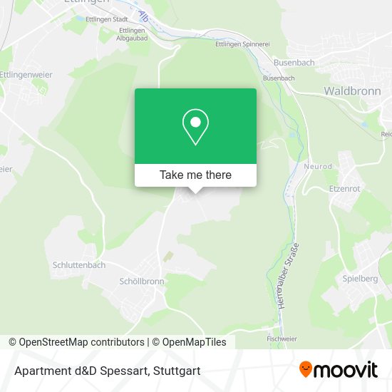 Карта Apartment d&D Spessart
