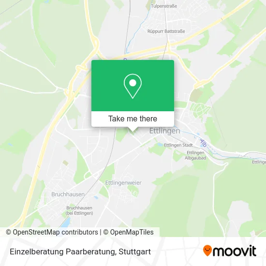 Карта Einzelberatung Paarberatung