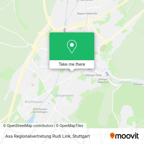 Карта Axa Regionalvertretung Rudi Link