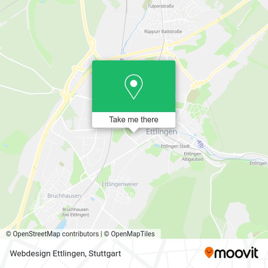 Карта Webdesign Ettlingen