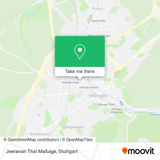 Карта Jeeranan Thai Maßage