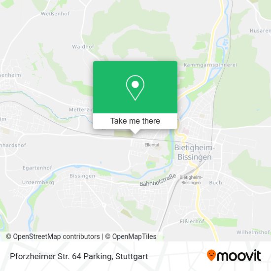 Карта Pforzheimer Str. 64 Parking