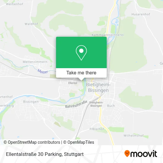 Карта Ellentalstraße 30 Parking