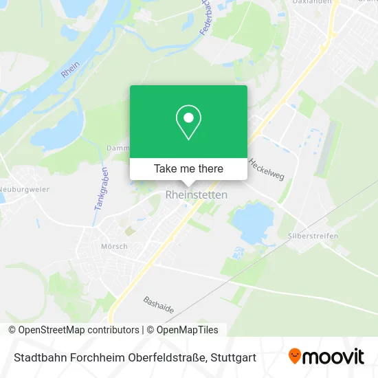 Карта Stadtbahn Forchheim Oberfeldstraße