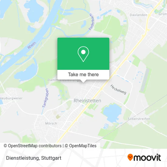 Карта Dienstleistung