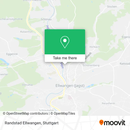 Карта Randstad Ellwangen